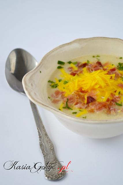 zupa krem z kalafior i ziemniaków