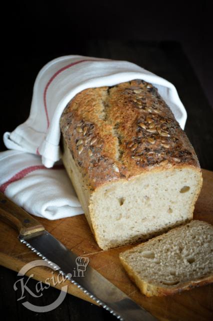 łatwy chleb na zakwasie bez wyrabiania