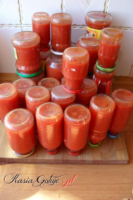 przepis na domowy przecier pomidorowy