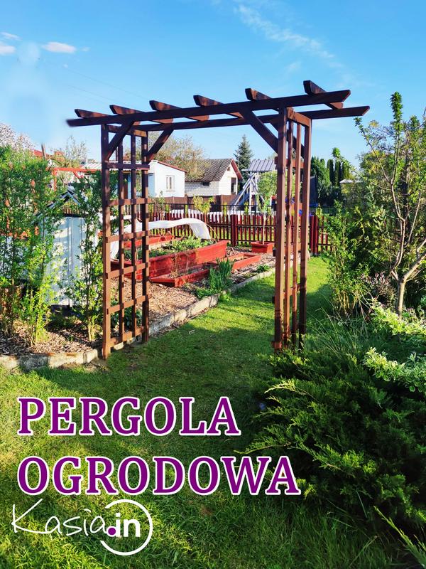 Pergola ogrodowa DIY